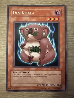 Yu-Gi-Oh! Des Koala Card DR1 EN132 Ultimate Rare LP - Image 1