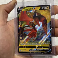 Pokemon Sword And Shield Battle Styles Tapu Koko V 050/163 NM/MT Pokemon Card - Image 2