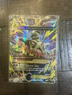 Pokemon TCG Mega-Tyranitar-EX Holo Full Art Card Ancient Origins 92/98 - Image 1