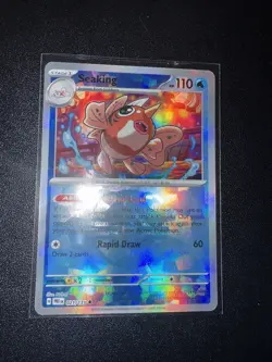 Pokemon TCG Seaking Holo Prismatic Card 021/131 Master Ball Pattern NM - Image 1