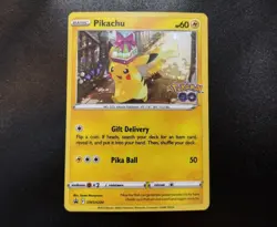Pikachu SWSH234 Cosmos Holo Black Star Promo Pokemon Card LP - Image 1