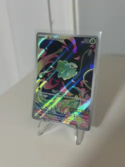 Bulbasaur Mega Evolutions Stamped Pokemon Card 133/132 Mint Condition Near Mint - Image 2