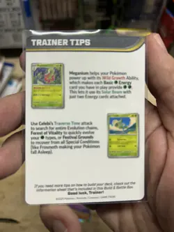 Pokemon TCG Mega Evolution Trainer Tips Art Card MEGA LUCARIO - Image 2