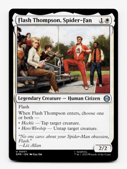 Flash Thompson, Spider-Fan [Marvel's Spider-Man] MTG NM/M ⚪ *Ships Now* - Image 1
