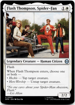 Flash Thompson, Spider-Fan [Marvel's Spider-Man] MTG NM/M ⚪ *Ships Now* - Image 3