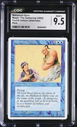 MTG Magic ALTERNATE 4th Edition Fourth CGC 9.5 *** MAHAMOTI DJINN - Image 1