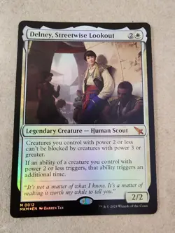 Delney, Streetwise Lookout - #12 Foil - Murders at Karlov Manor - Mtg - Image 1
