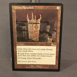 MTG Urza's Legacy "Grim Monolith" Magic the Gathering 1999 WOTC NM - Image 1