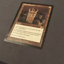 MTG Urza's Legacy "Grim Monolith" Magic the Gathering 1999 WOTC NM - Image 3