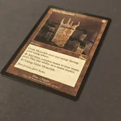 MTG Urza's Legacy "Grim Monolith" Magic the Gathering 1999 WOTC NM - Image 4