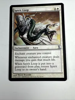 MTG - Spirit Loop - LP Regular Uncommon #42 Time Spiral Magic the Gathering - Image 1