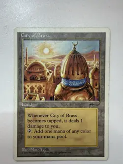 City of Brass Arabian Nights Edition MTG Near Mint English - Image 3