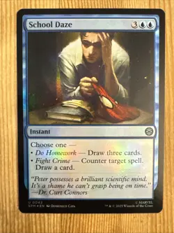 School Daze - Foil - SPM - MTG - EN - NM - 0042 - Image 1