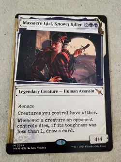 Massacre Girl, Known Killer - #344 Regular (Showcase) Karlov Manor - Mtg - Image 1