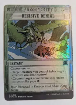 Decisive Denial Outlaws of Thunder Junction: Breaking News Foil - MTG - Image 1
