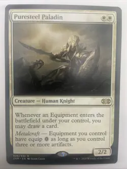MTG Puresteel Paladin Double Masters 26 NM Magic The Gathering - Image 1