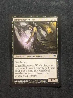 Magic the Gathering MTG Bitterheart Witch (88) Innistrad LP - Image 1