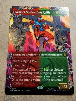 Scarlet Spider, Ben Reilly - #214 (Borderless) Marvel's Spider-Man Regular - Mtg - Image 1