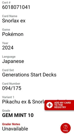Pokemon TCG CGC Graded Japanese Lot Umbreon Snorlax Torterra - Image 5