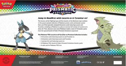 Pokemon TCG Prismatic Evolutions Lucario Ex + Tyranitar Ex Premium Collection - Image 2