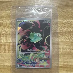 Pokemon Bulbasaur 133/132 Pokemon TCG Mega Evolution Stamped Promo SEALED - Image 1