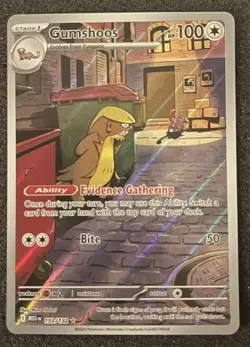 Pokemon Mega Evolution Gumshoos 153/132 Illustration Rare - Image 1