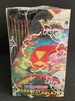 Pokemon Sword & Shield DARKNESS ABLAZE Booster Box 36 Packs- FACTORY SEALED - Image 2