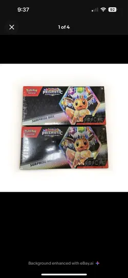 Pokemon Prismatic Evolutions Surprise Boxes x2. Sealed. - Image 1