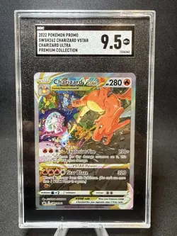 2022 Pokemon Promo Charizard VSTAR Ultra Premium Collection #SWSH262 - SGC 9.5 - Image 1