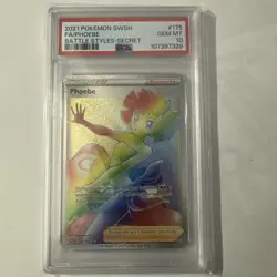 PSA 10 - 2021 POKEMON SWORD & SHIELD BATTLE STYLES 175 FA/PHOEBE | STYLES-SECRET - Image 1