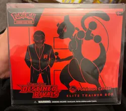 Pokemon TCG: Destined Rivals ETB Pokemon Center Exclusive Sealed W/ Plastic Case - Image 1