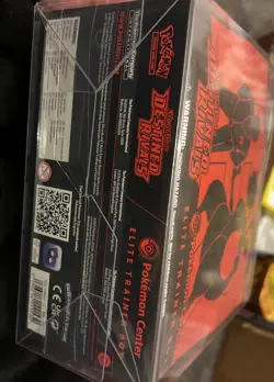 Pokemon TCG: Destined Rivals ETB Pokemon Center Exclusive Sealed W/ Plastic Case - Image 4