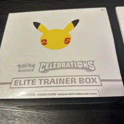 Lot of 2 Pokemon 25th Anniversary Celebrations ETB Elite Trainer Boxes Sealed - Image 2