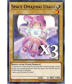 3X Space Omajinai Usagi DOOD-EN097 C Doom of Dimensions NM 1st Ed Yugioh - Image 1