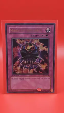 Yugioh! Mask of Restrict LON-018 Foil/Holo UR 1st Edition - Image 4