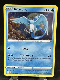Articuno # 036/195 Silver Tempest Cosmos Holo Rare Promo Pokemon Card NM - Image 3