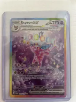 Espeon EX 155/131 Prismatic Evolutions Holo Card English, Near Mint - Image 1