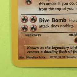 Pokemon TCG Moltres Holo Rare Card 12/62 Fossil 1st Edition Never Played Nice - Image 5