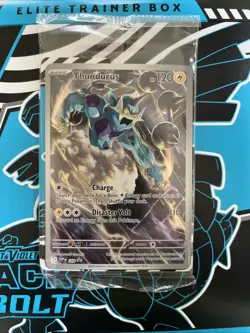 Thundurus SVP 209 Black Bolt Elite Trainer Box Pokemon Promo Card NM SEALED - Image 1