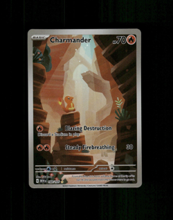 Custom HOLO CHARMANDER Card READ DESCRIPTION BELOW - Image 1