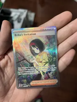 Pokemon TCG Erika's Invitation Holo Card 203/165 Scarlet & Violet 151 Sir NM - Image 3