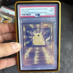 Pikachu - (Celebrations Metal Card) 058 Psa 9 - Image 2