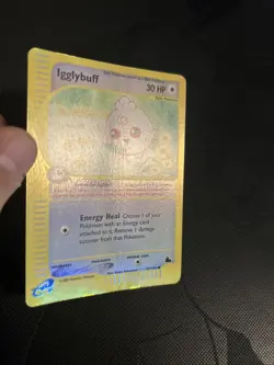 Pokemon TCG Card - Igglybuff (Skyridge Set) 67/144 Reverse Holo Common HP - Image 3