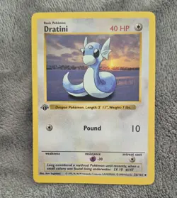 [NM-LP] Dratini 026/102 Base Set (Shadowless) **1st Edition** RARE Pokemon Card - Image 2