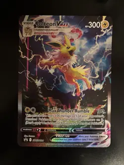 Jolteon VMax Black Star Promo Pokemon JUMBO Card SWSH184 NM 2021 English Holo - Image 1