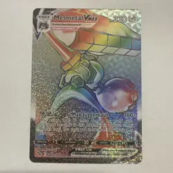 Melmetal VMAX 080/078 Rainbow Secret Rare SWSH10.5 Pokemon Go TCG Card - Image 1