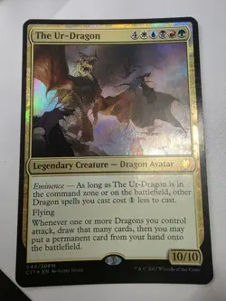 The Ur-Dragon Commander 2017 Foil JUMBO CARD - Image 1