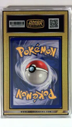 Pokemon Card Pikachu Base Set Graded Ambr 7.5 Golden Faded Matte - Image 4