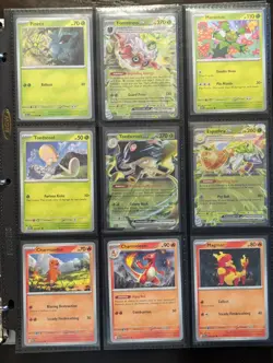 Pokemon Paldean Fates Complete Basic Set Regular and Reverse 1-91, 172 Cards - Image 2