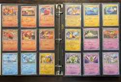 Pokemon Paldean Fates Complete Basic Set Regular and Reverse 1-91, 172 Cards - Image 3